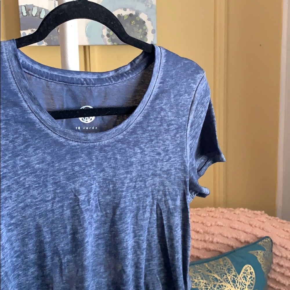 Blue tē verde top